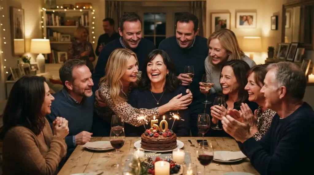 Family-Like Friend 50th Birthday Wishes