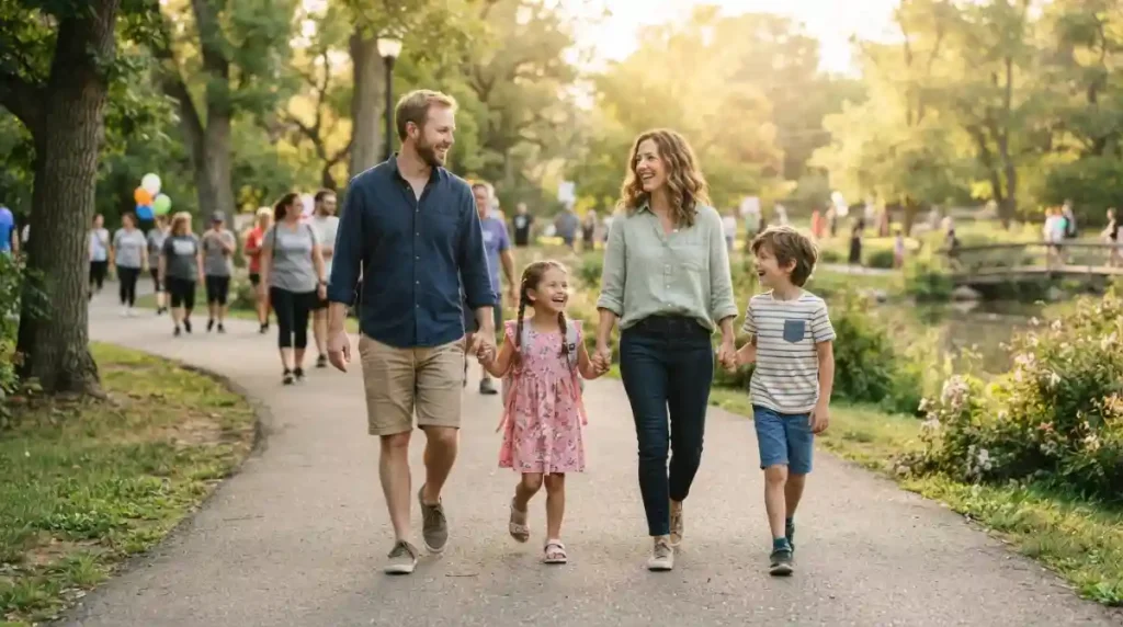 Family Make a Wish Walk for Wishes