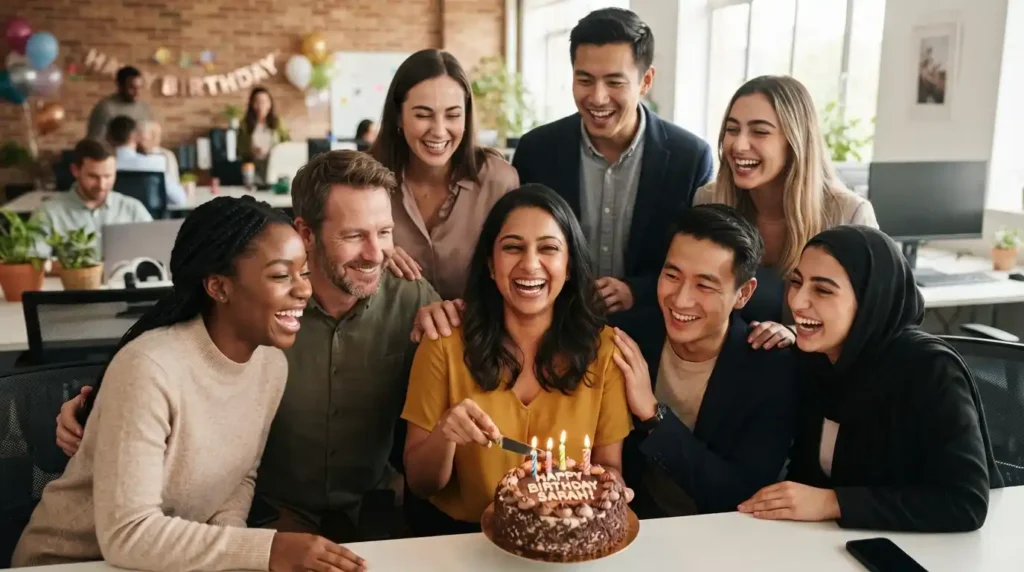 Social Media Birthday Captions for a Co-Worker