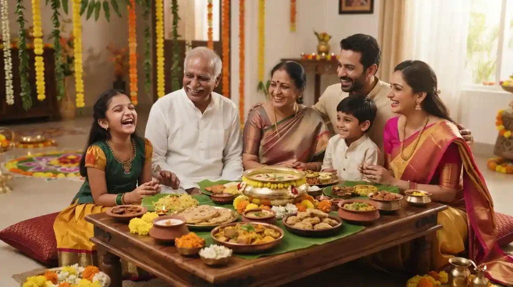 Family Ugadi Wishes in Telugu
