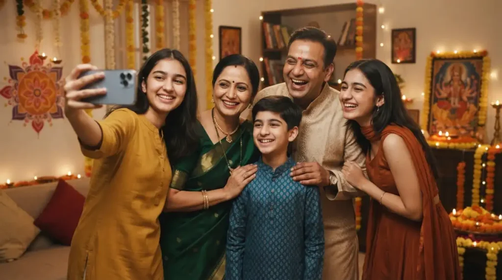 Social Media Captions for Family Dussehra