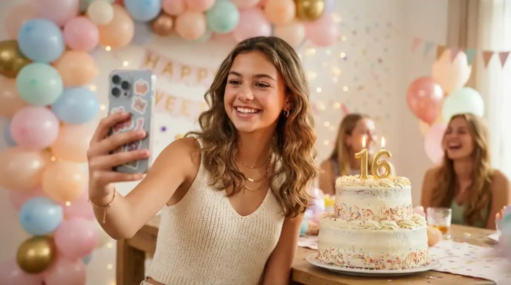 Social Media Captions for Sixteen