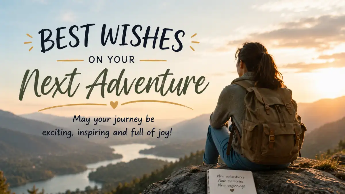 Best Wishes on Your Next Adventure