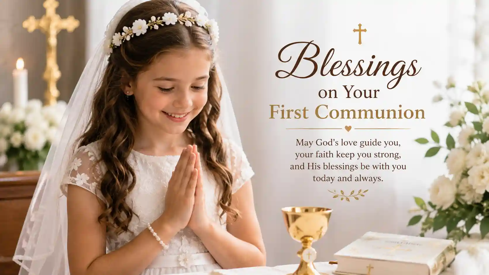 Communion Wishes for a Girl