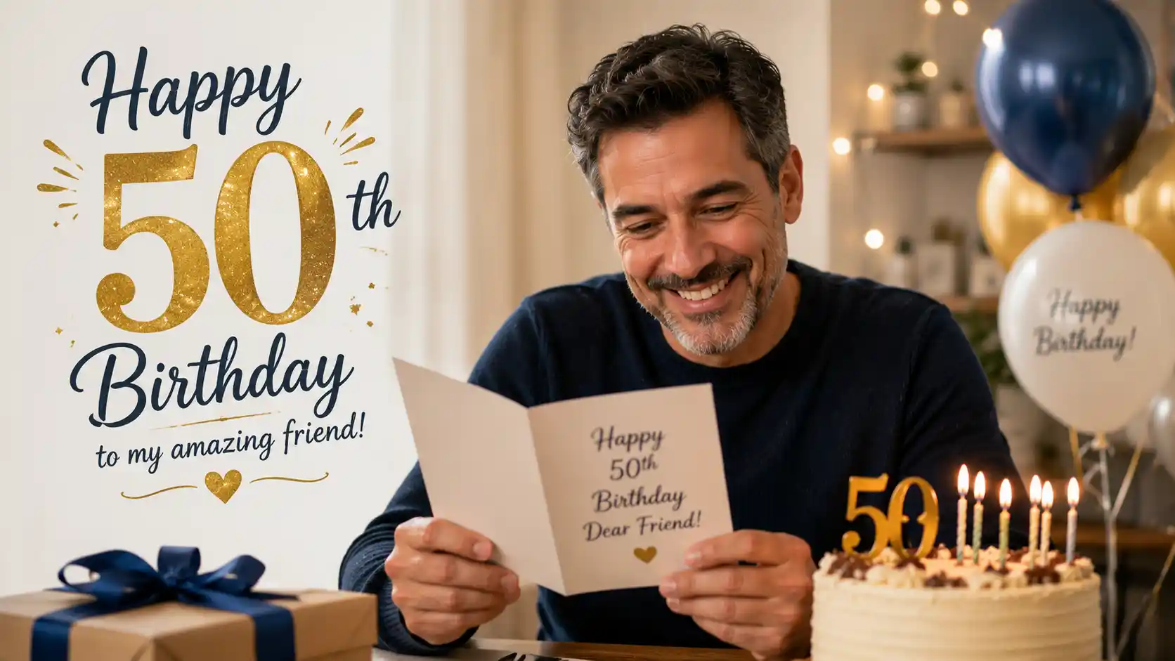 Friend 50th Birthday Wishes