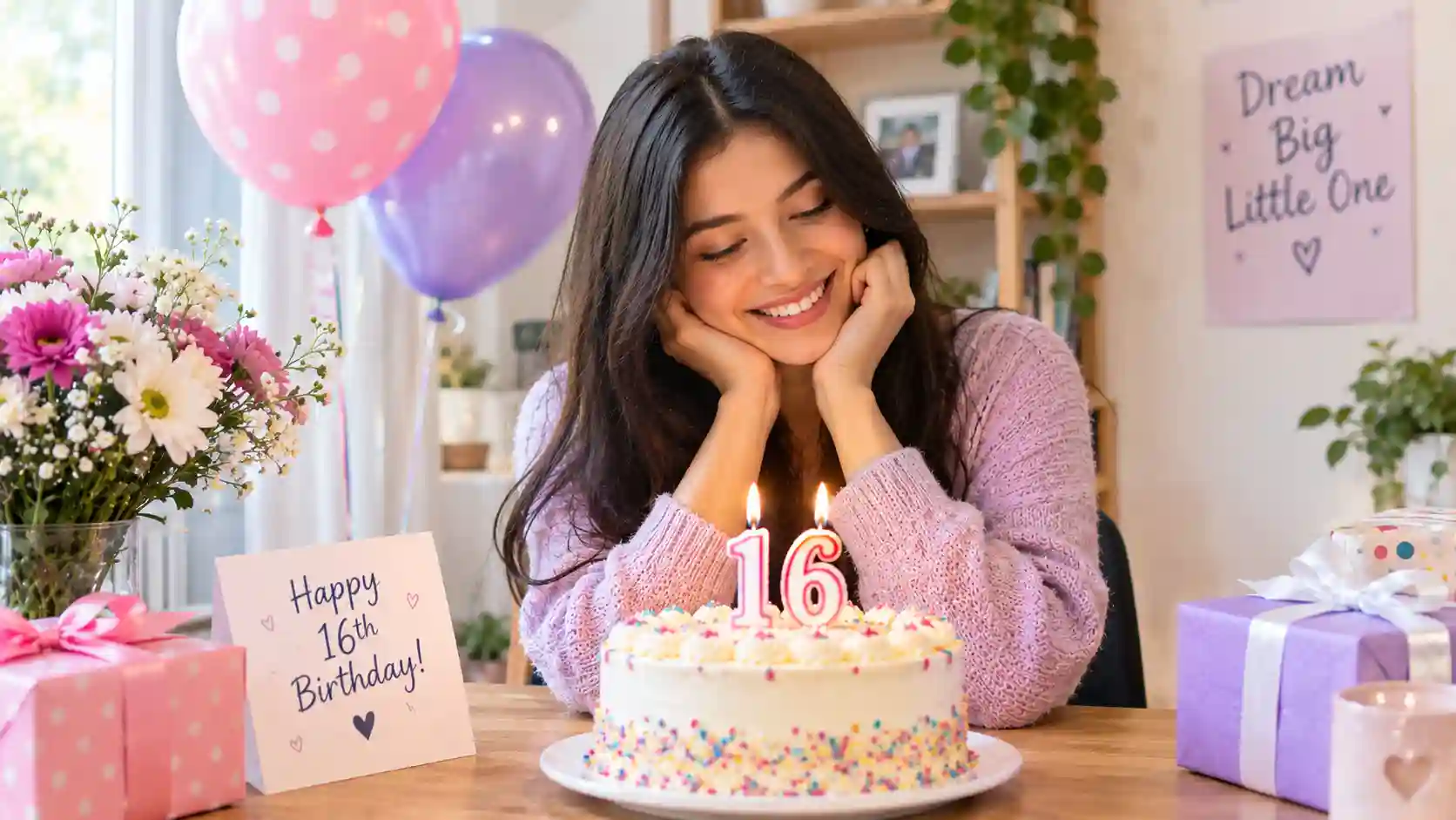 16 Wishes Birthday Candles