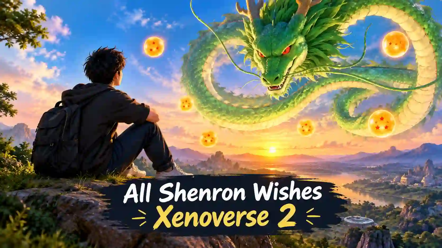 All Shenron Wishes Xenoverse 2