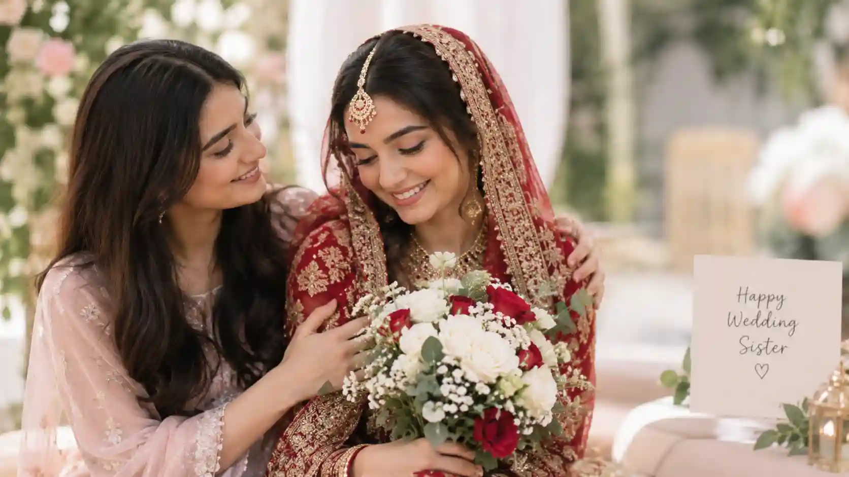 Emotional Wedding Wishes for Sister