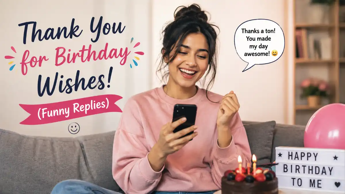 Thank You for Birthday Wishes Funny