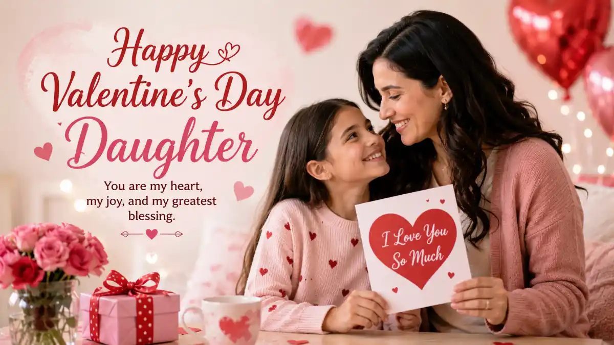 Valentine's Day Wishes for Daughter